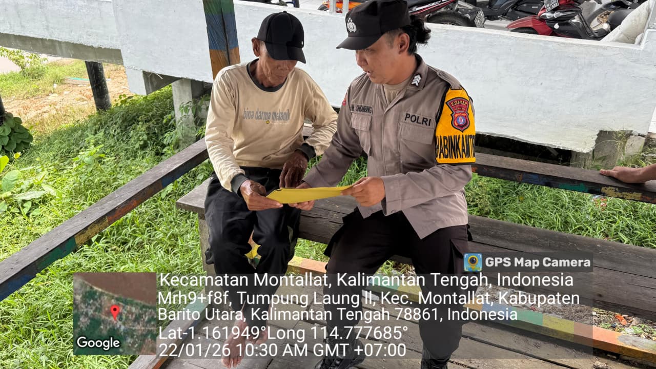 **Polsek Montallat Sosialisasikan Maklumat Kapolri kepada Masyarakat**