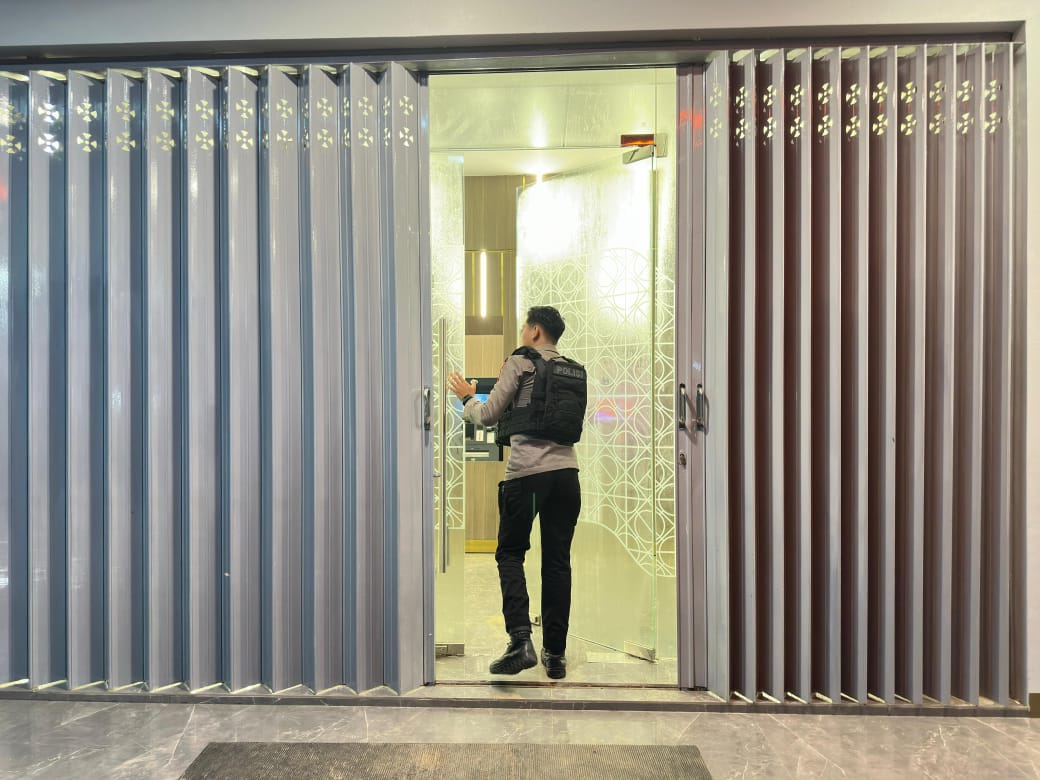 Piket Samapta melaksanakan Patroli di Objek-objek Vital Bank ATM