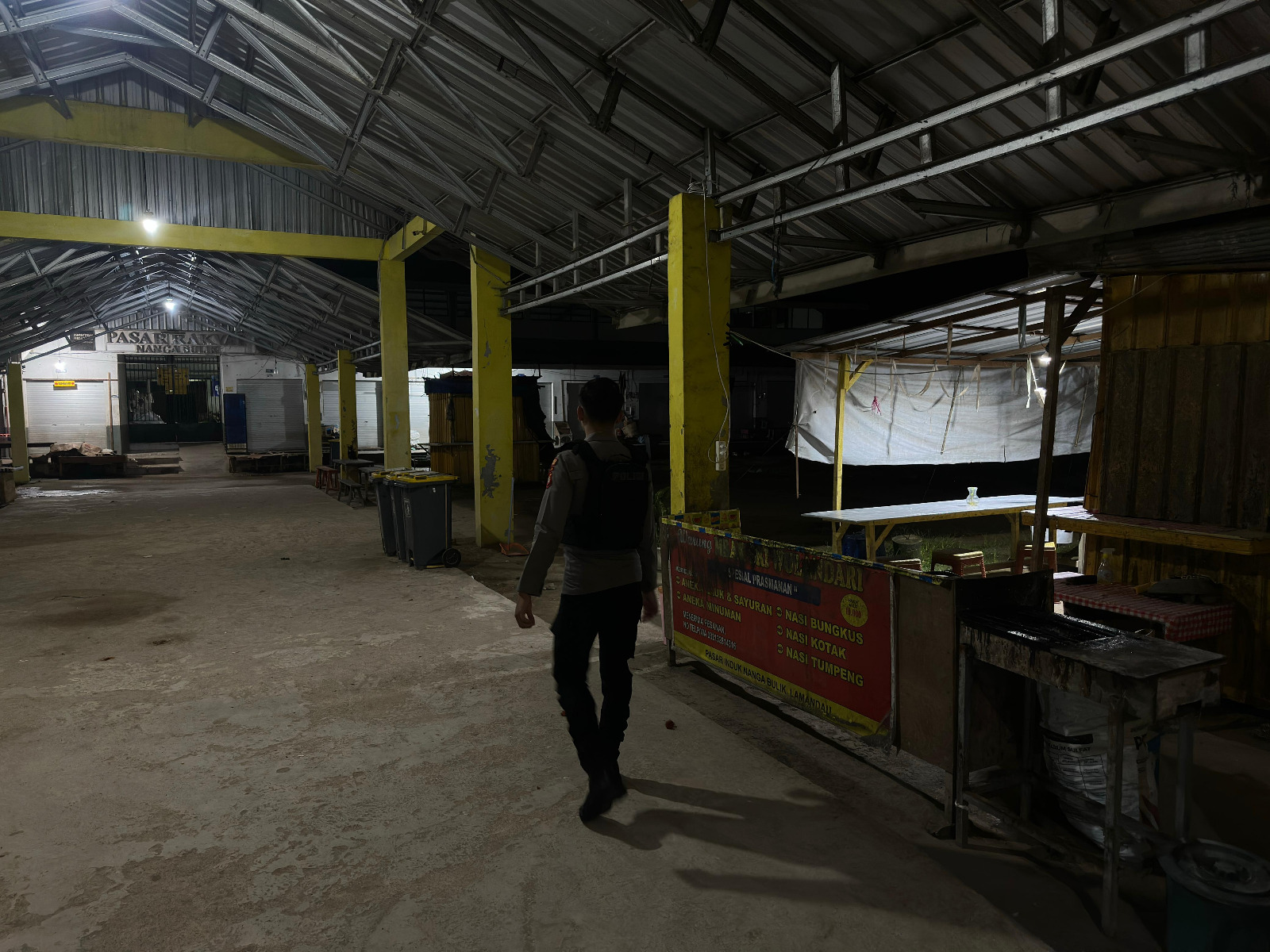 Sat Samapta Polres Lamandau Patroli Malam Hari, Jaga Kamtibmas dan sambang sejumlah Tempat