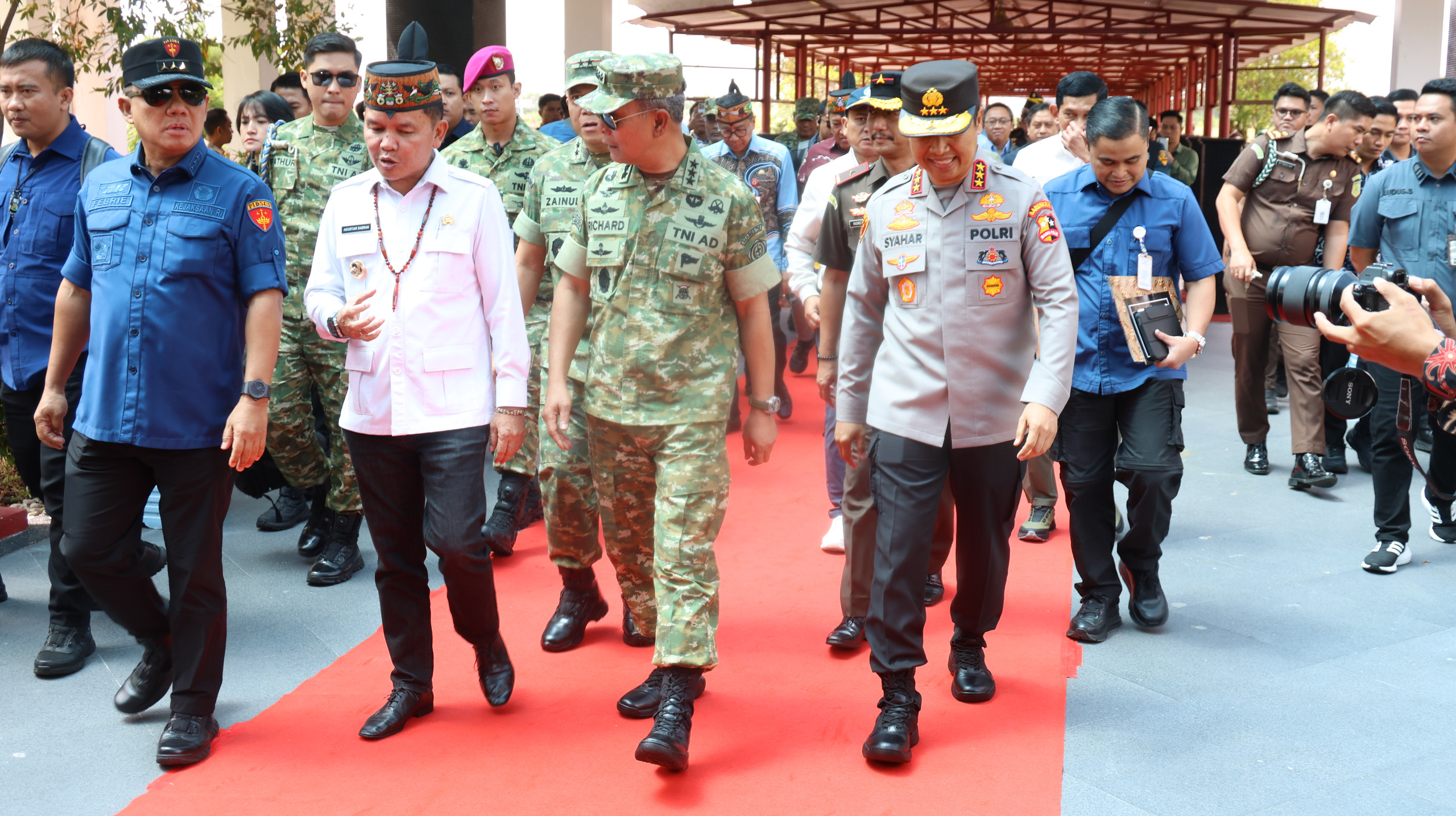 Kapolda Kalteng Sambut Kunjungan Kerja Satgas Penertiban Kawasan Hutan