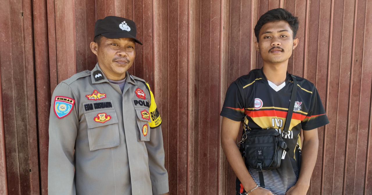 Polsek Katingan Tengah Sambang Kamtibmas