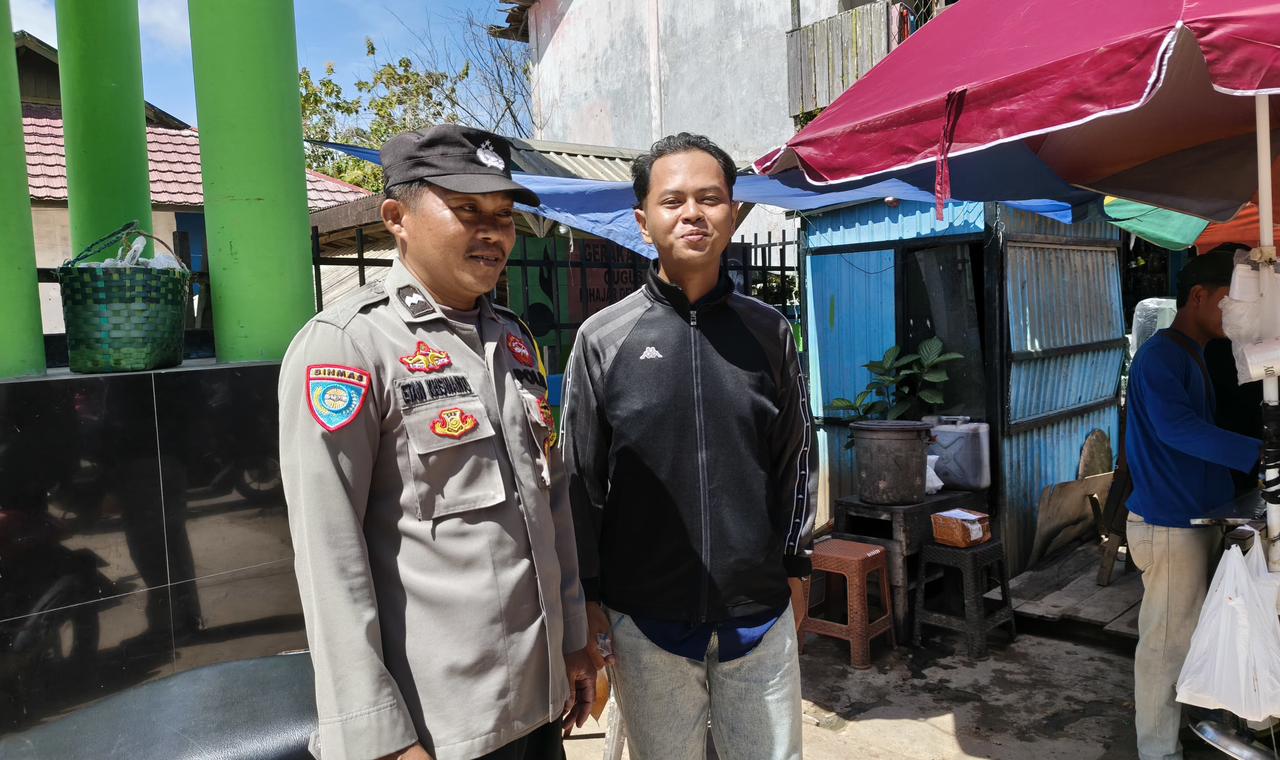 Perkuat Kamtibmas, Polsek Katingan Tengah Sambangi Warga