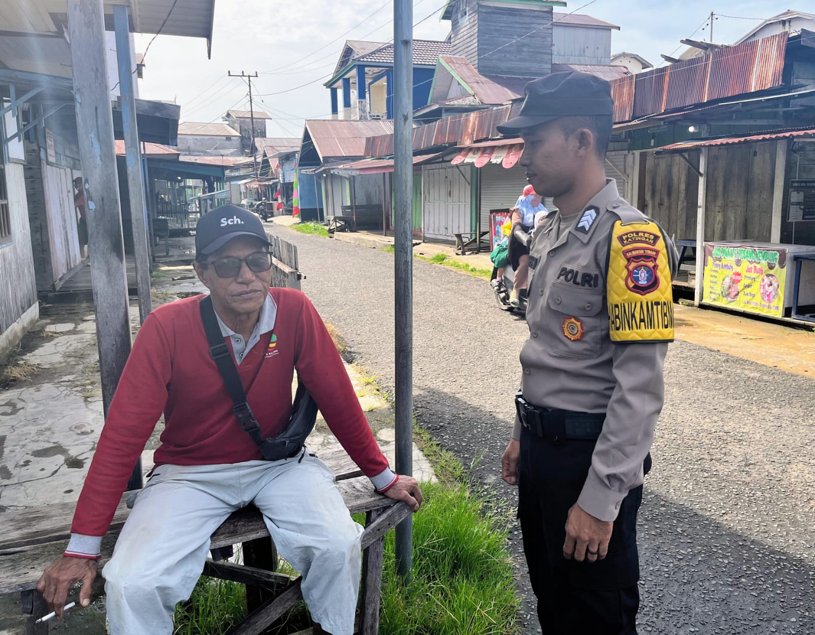 Demi Terciptanya Situasi Yang Aman dan Kondusif, Personil Polsek Katingan Kuala Kunjungi Warga Binaannya