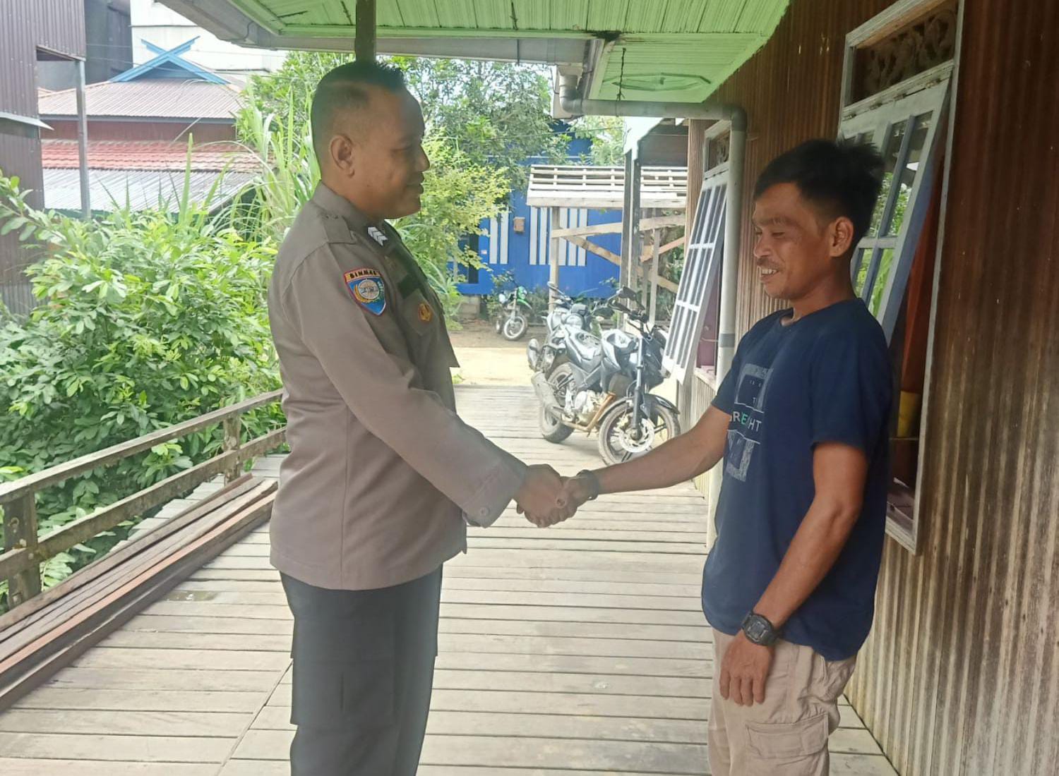 BHABINKAMTIBMAS POLSEK KATINGAN HULU SAMBANGI WARGA.