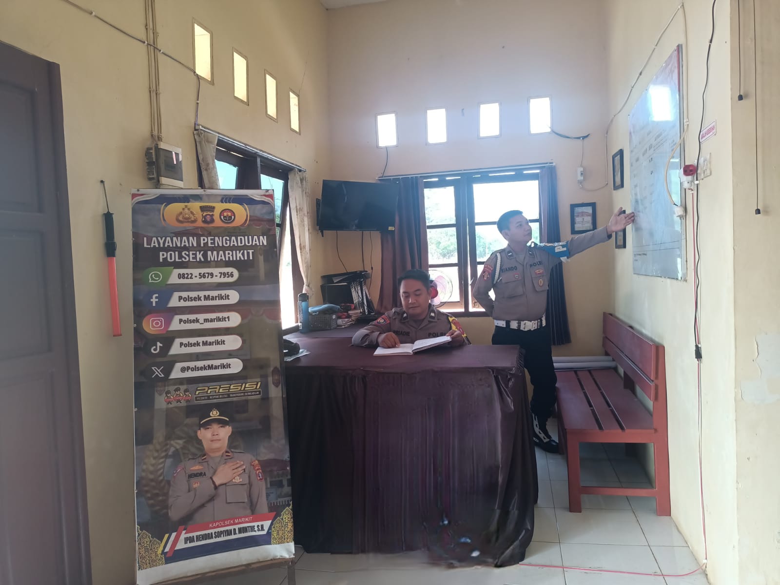 Optimalisasi Piket Mako Polsek dalam Rangka Pelayanan Prima kepada Masyarakat.