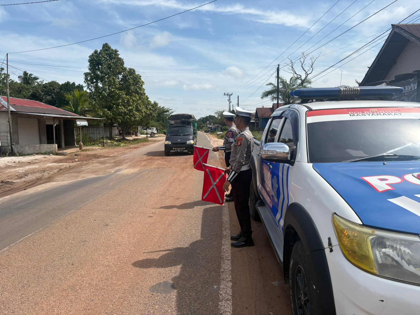 Antisipasi Laka Lantas, Satlantas Polres Katingan laksanakan patroli ke titik-titik lokasi rawan laka lantas.