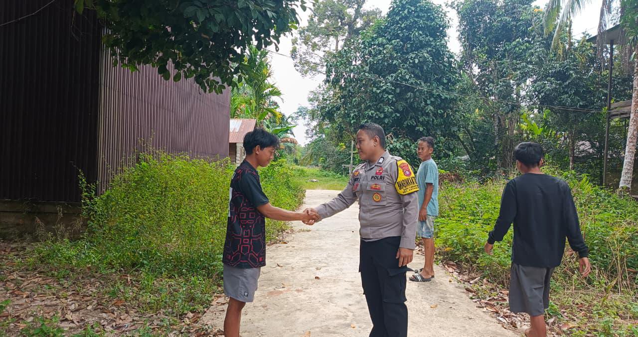 BHABINKAMTIBMAS POLSEK KATINGAN HULU SAMBANGI WARGA.