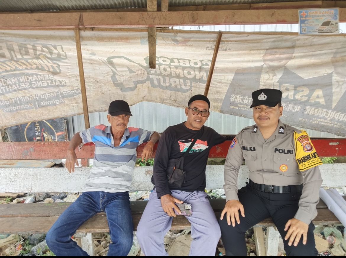 Polsek Katingan Tengah Sambang Kamtibmas