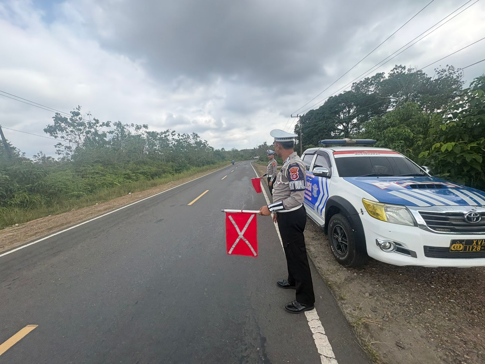 Antisipasi Laka Lantas, Satlantas Polres Katingan laksanakan patroli ke titik-titik lokasi rawan laka lantas.