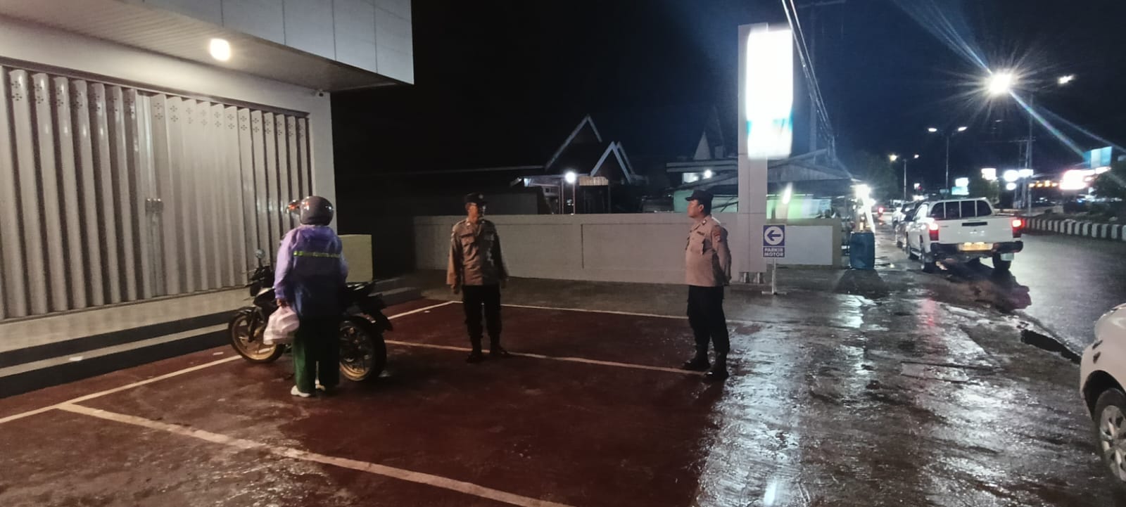 Polsek Bulik Patroli Obyek Vital dan Bank wilkum Polsek Bulik