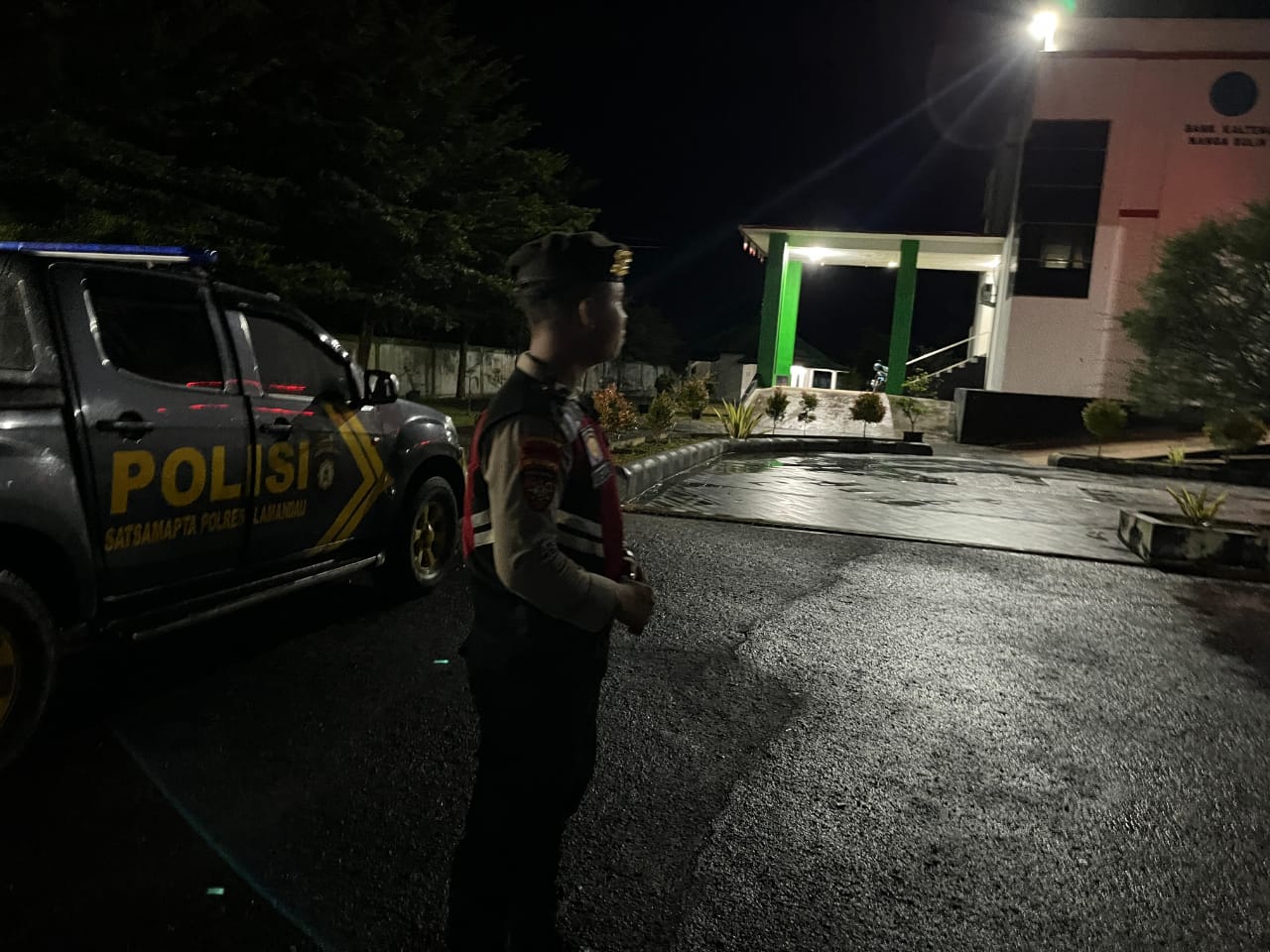 Sat Samapta Polres Lamandau Patroli di Objek Vital, Wilkum Polres Lamandau