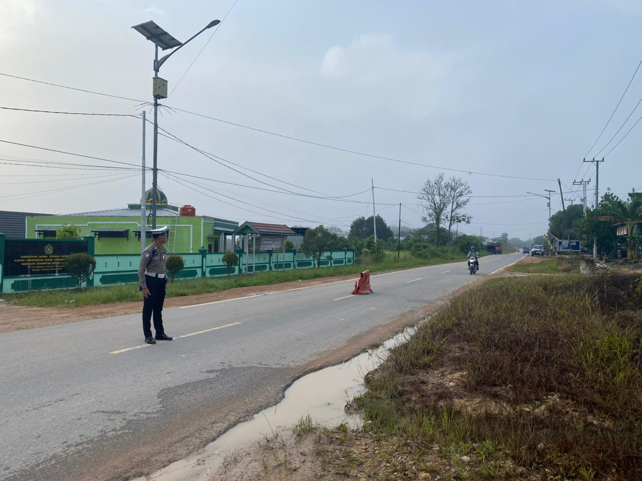 Cegah Kemacetan dan Kecelakaan, Sat Lantas Giatkan Gatur Lalin di MTs Negeri