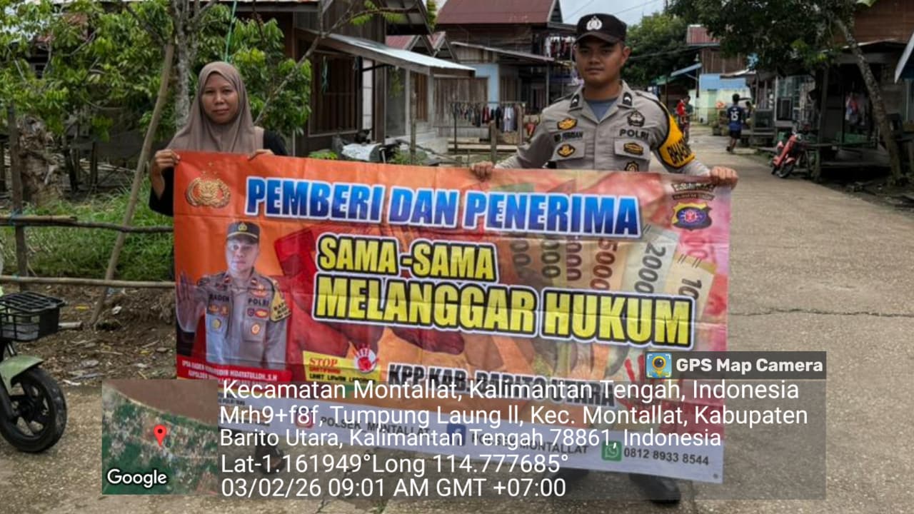 *Polsek Montallat Putus Tindak Pelanggaran Pungli, Polsek Montallat Himbau Stop Pungli ke Warga