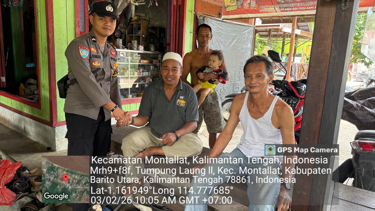 Polsek Montallat Perkuat Kedekatan Dengan Masyarakat Melalui Sambang DDS