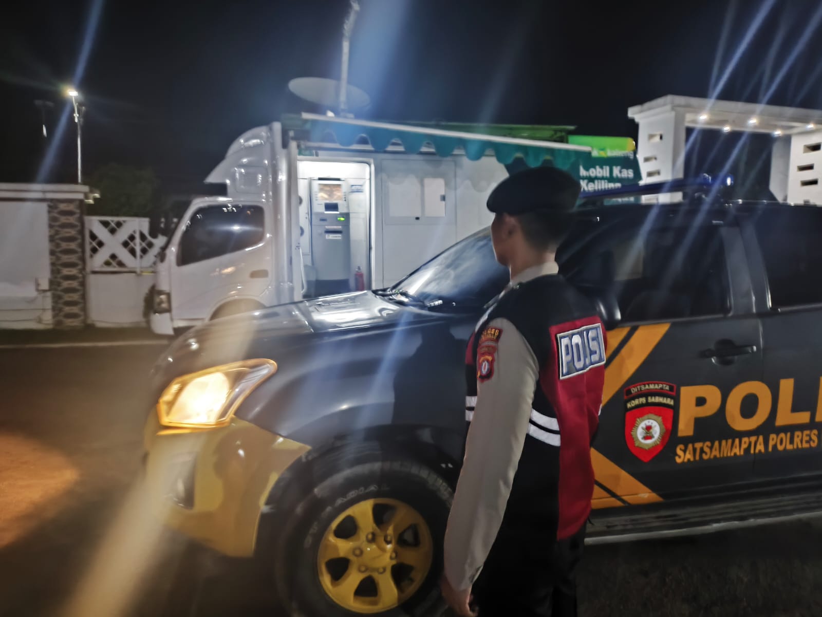 Wujudkan Kamtibmas Aman dan Kondusif, Sat Samapta Polres Lamandau Laksanakan Patroli Malam