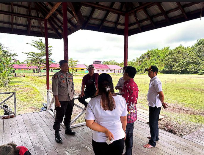 Polsek Katingan Tengah Sambang Kamtibmas