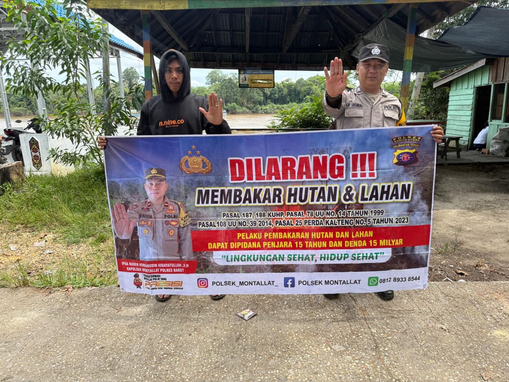 Polsek Montallat Gelar Sosialisasi Karhutla Untuk Meningkatkan Kesadaran Masyarakat