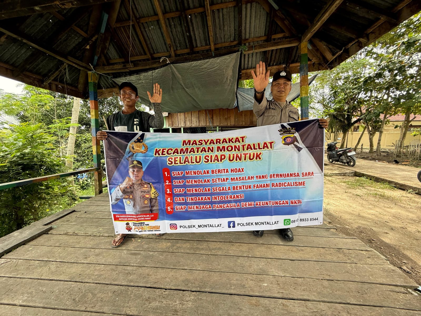 Polsek Montallat Gelar Sosialisasi Bahaya Hoax untuk Meningkatkan Literasi Informasi Masyarakat