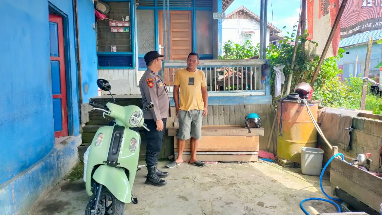 Sampaikan Pola Hidup Sehat Kepada Warga, Polsek Teweh Tengah Sosialisasikan Germas ke Masyarakat