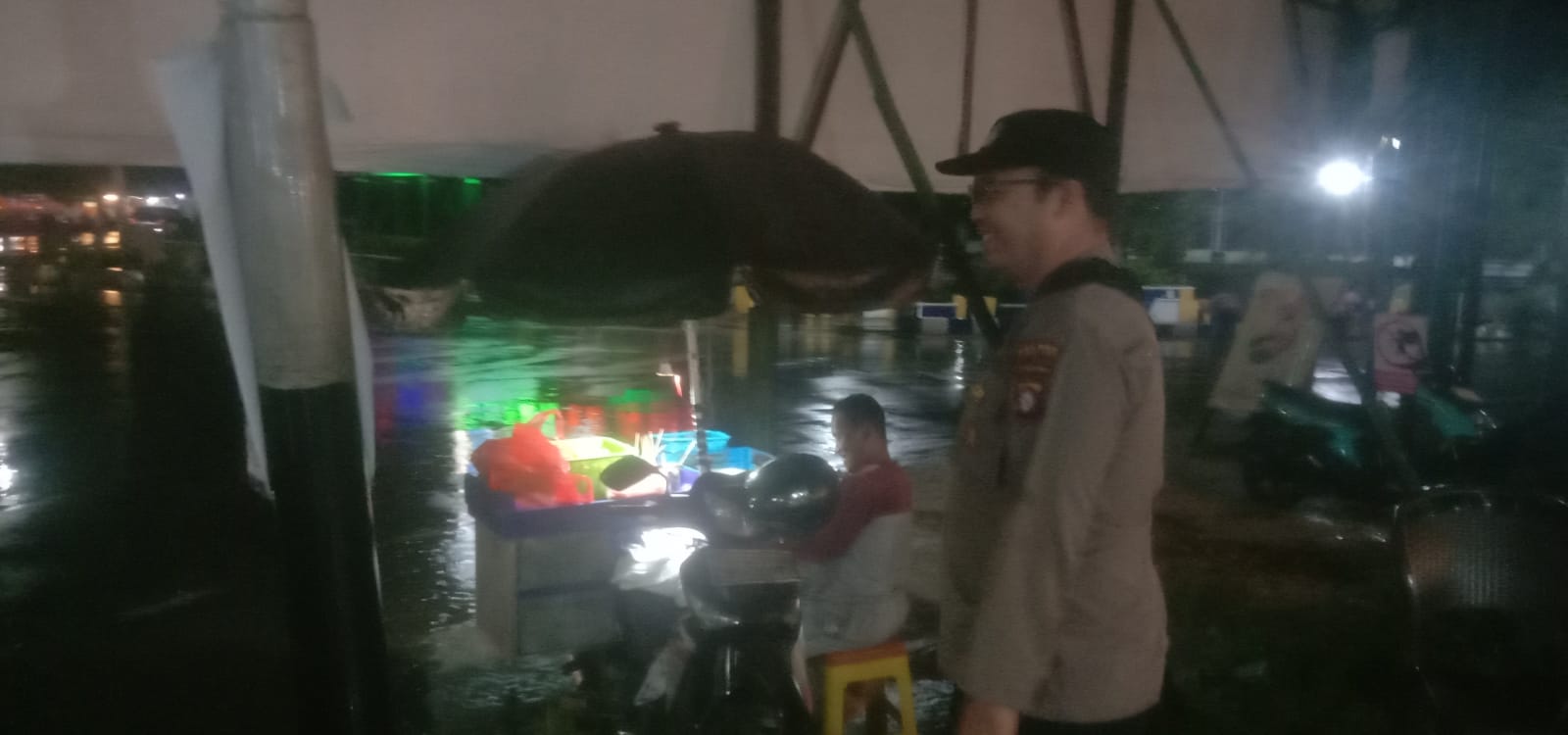 Antisipasi Tindak Kriminalitas, Polsek Teweh Tengah Laksanakan Patroli Malam