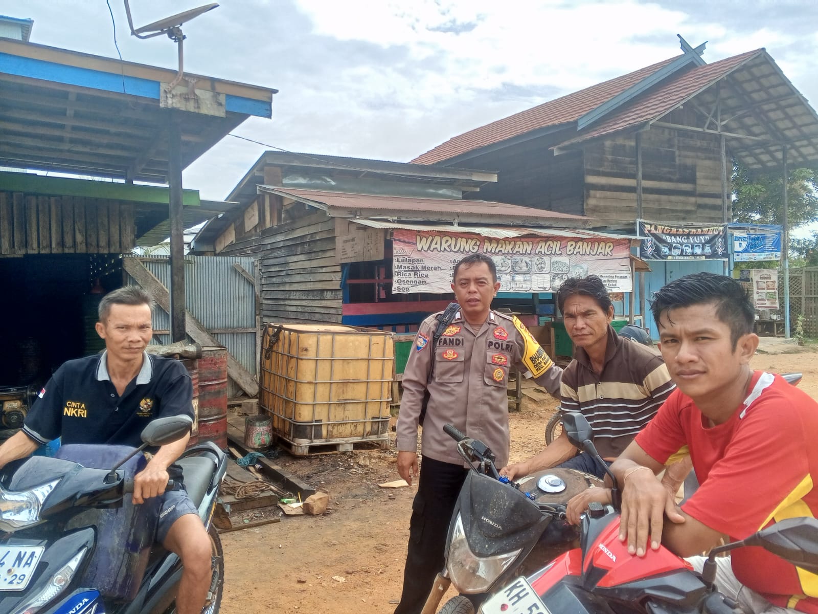 *. Bhabinkamtibmas Rantau Bangkiang Ajak Warga Wujudkan Kamtibmas Kondusif*