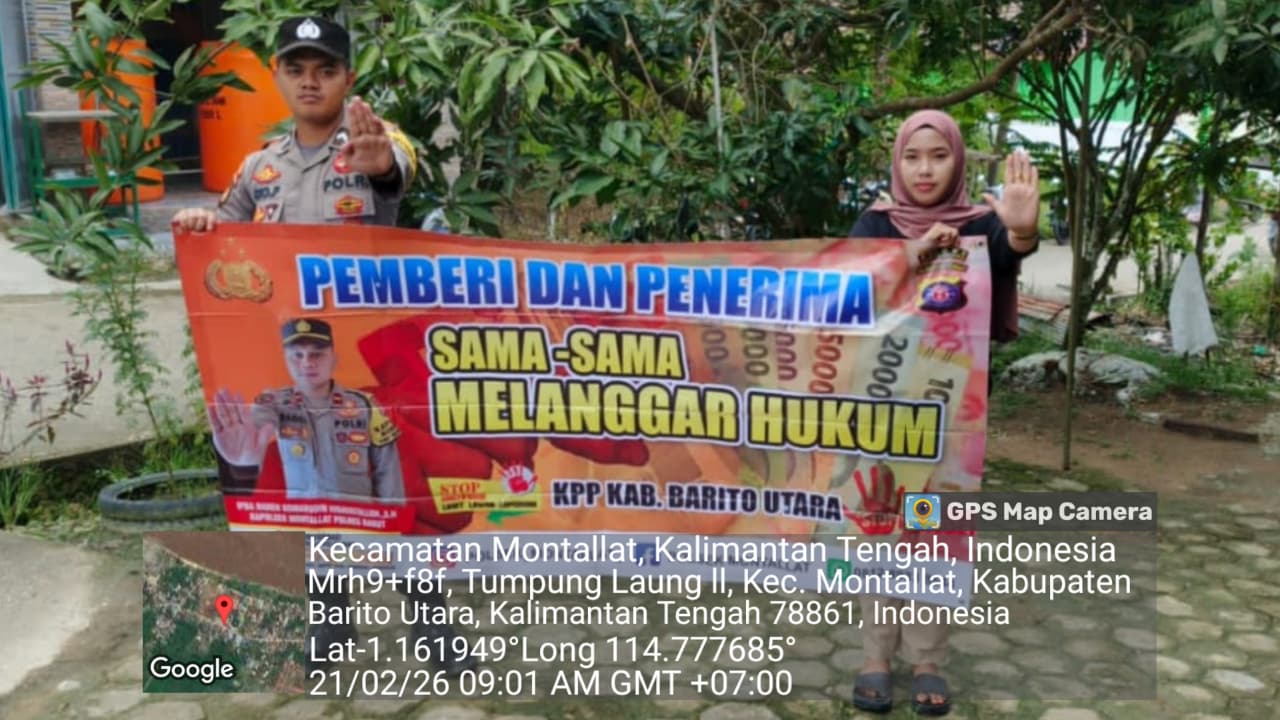 **Polsek Montallat Putus Tindak Pelanggaran Pungli, Polsek Montallat Himbau Stop Pungli ke Warga*