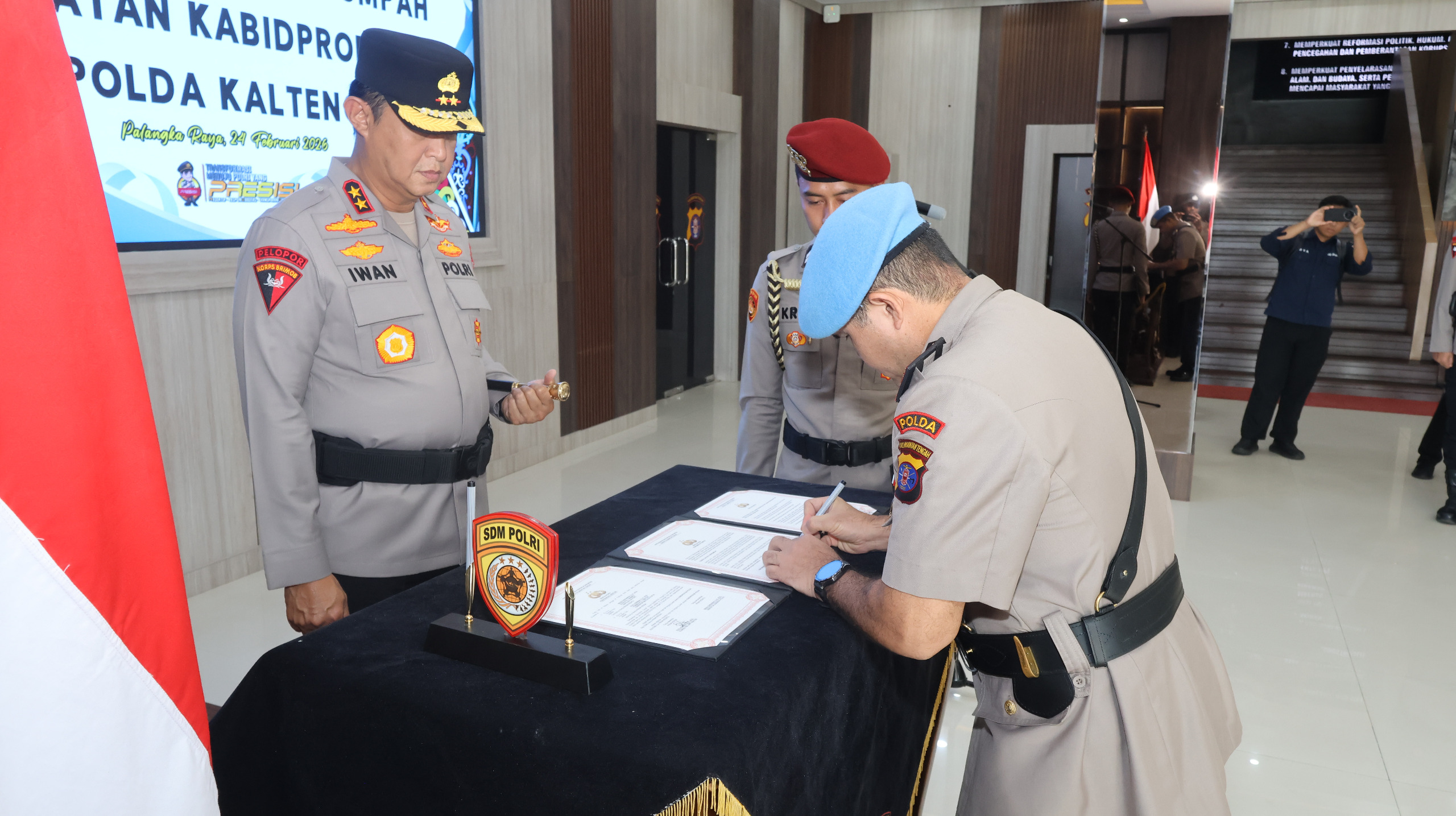 Kombes Pol Rudi Asriman, Alumni Akpol 2000 Resmi Jabat Kabidpropam Polda Kalteng