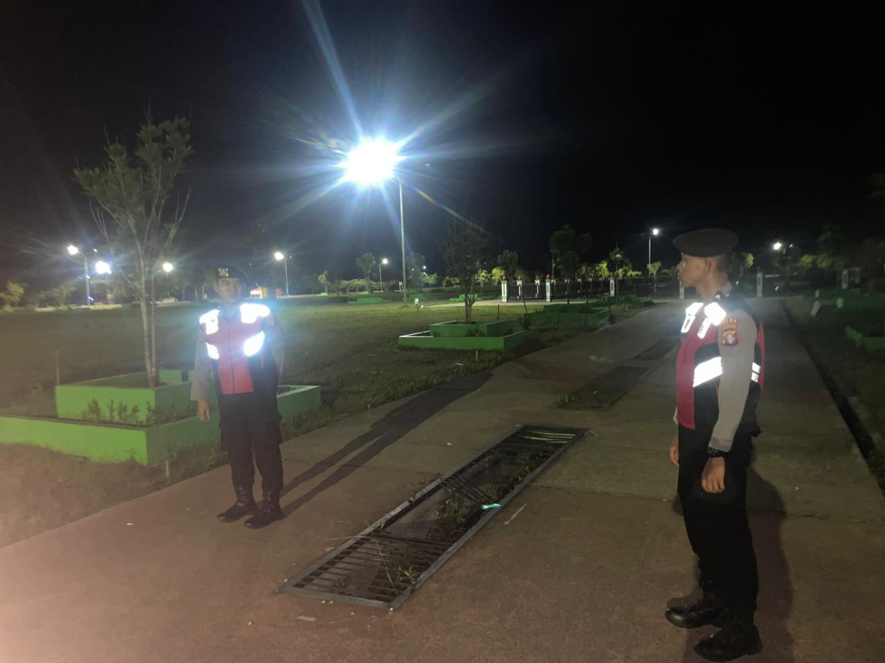 Wujudkan Kamtibmas Aman dan Kondusif, Sat Samapta Polres Lamandau Laksanakan Patroli Malam