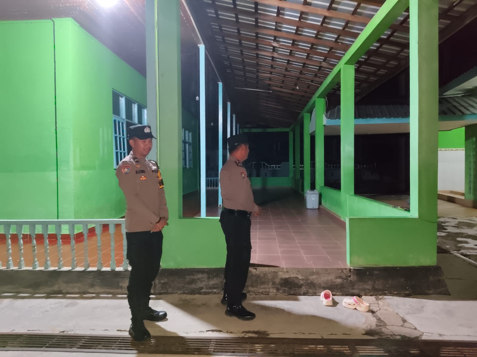 Jaga Kamtibmas, Polsek Tewang Sangalang Garing dan Pulau Malan Tingkatkan Patroli Malam.