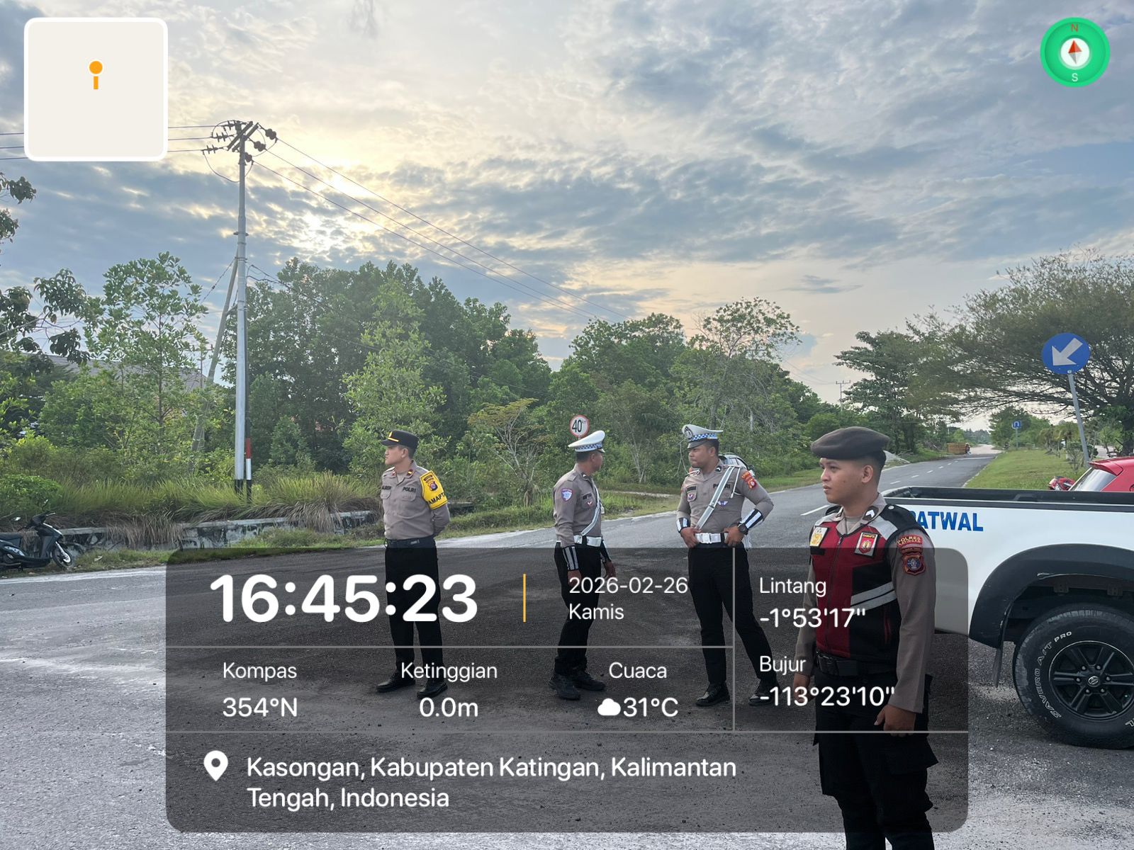 Sat Samapta Polres Katingan Gelar Patroli Antisipasi Balapan Liar Saat Buka Puasa.
