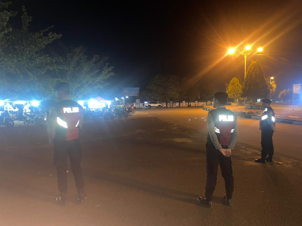 Wujudkan Kamtibmas Aman dan Kondusif, Sat Samapta Polres Lamandau Laksanakan Patroli Malam