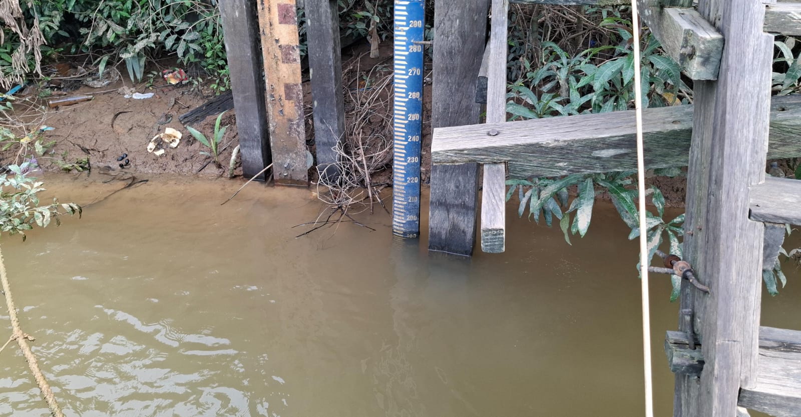 Piket Polsek Cek Debit Air Sungai Lamandau