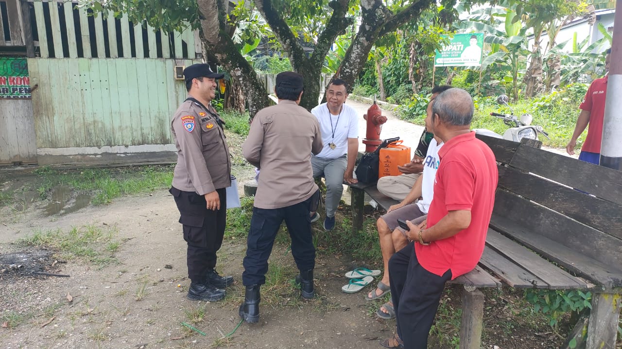 Sampaikan Pola Hidup Sehat Kepada Warga, Polsek Teweh Tengah Sosialisasikan Germas ke Masyarakat