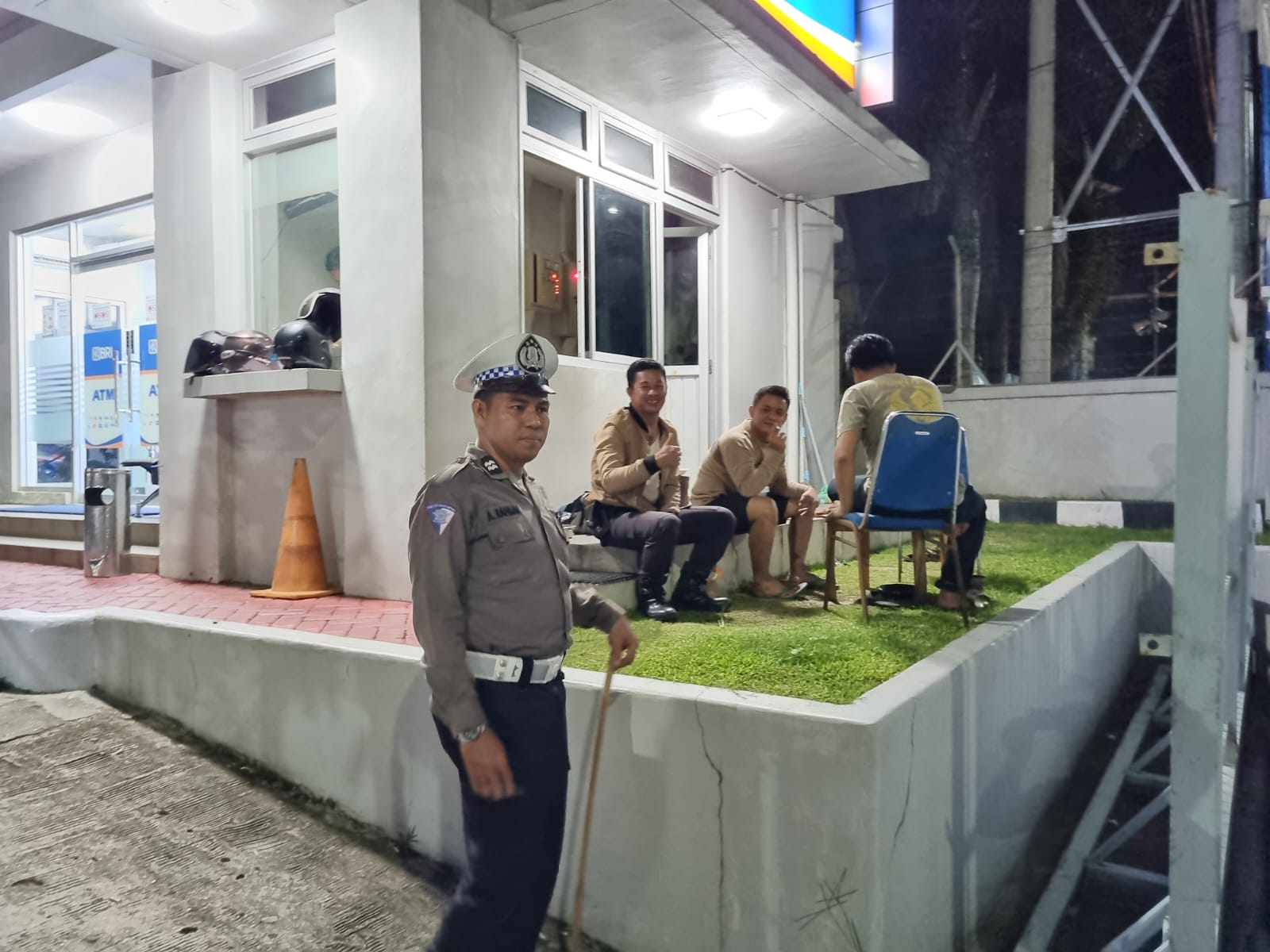 Antisipasi Tindak Kriminalitas, Polsek Teweh Tengah Laksanakan Patroli Malam
