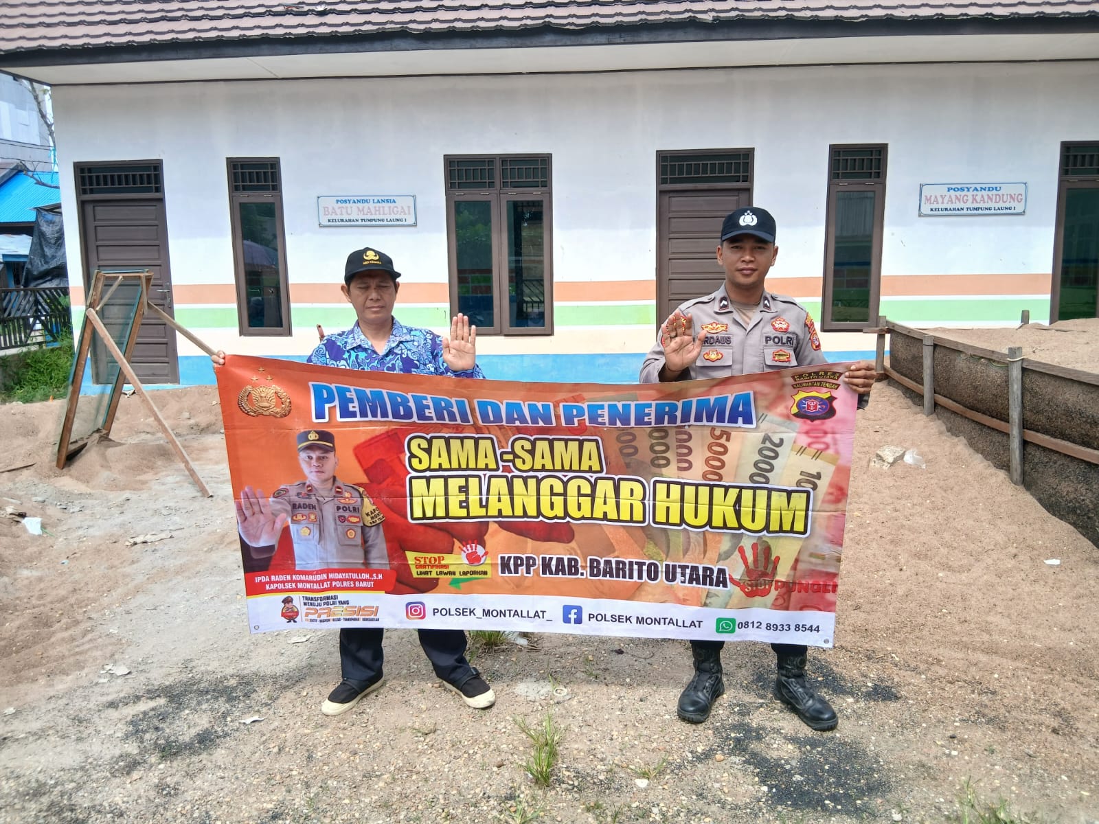 *Polsek Montallat Putus Tindak Pelanggaran Pungli, Polsek Montallat Himbau Stop Pungli ke Warga