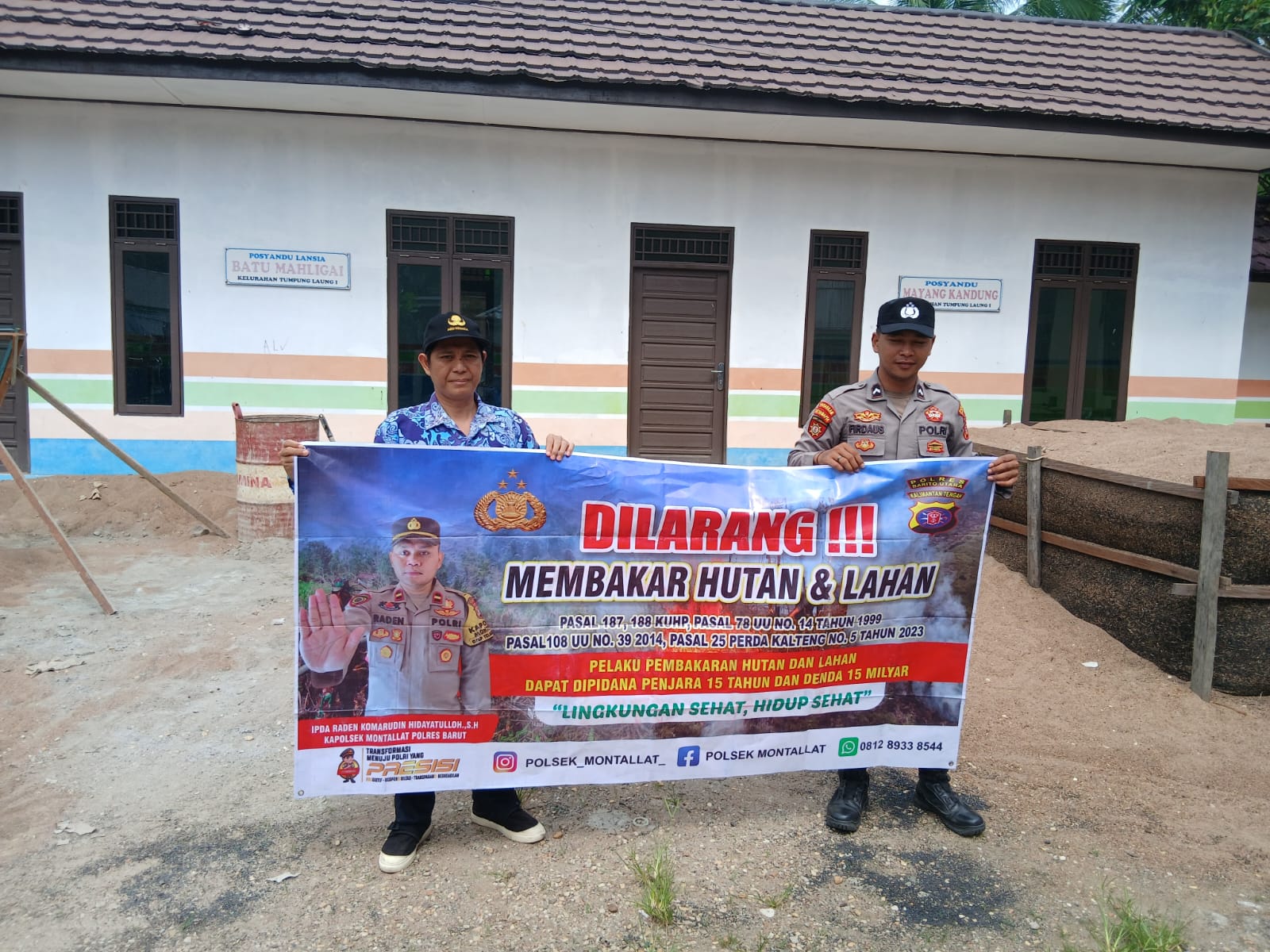 Polsek Montallat Gelar Sosialisasi Karhutla Untuk Meningkatkan Kesadaran Masyarakat