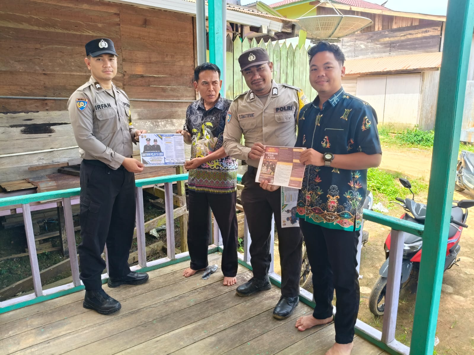 Polsek Marikit Sosialisasikan Penerimaan Anggota Polri Tahun Anggaran 2026.