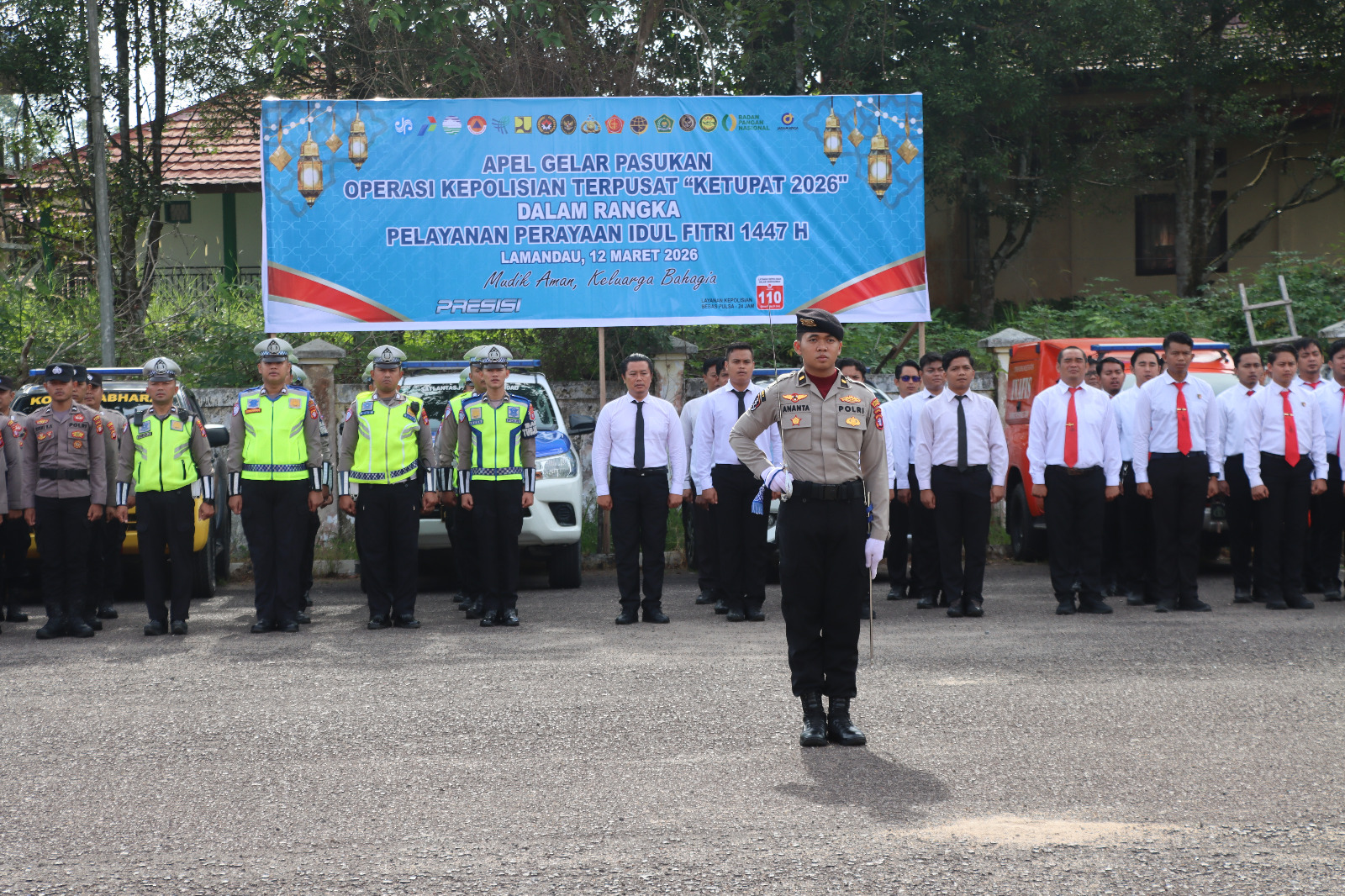 Tingkatkan Pengamanan Lebaran, Polres Lamandau Gelar Upacara Operasi Ketupat 2026