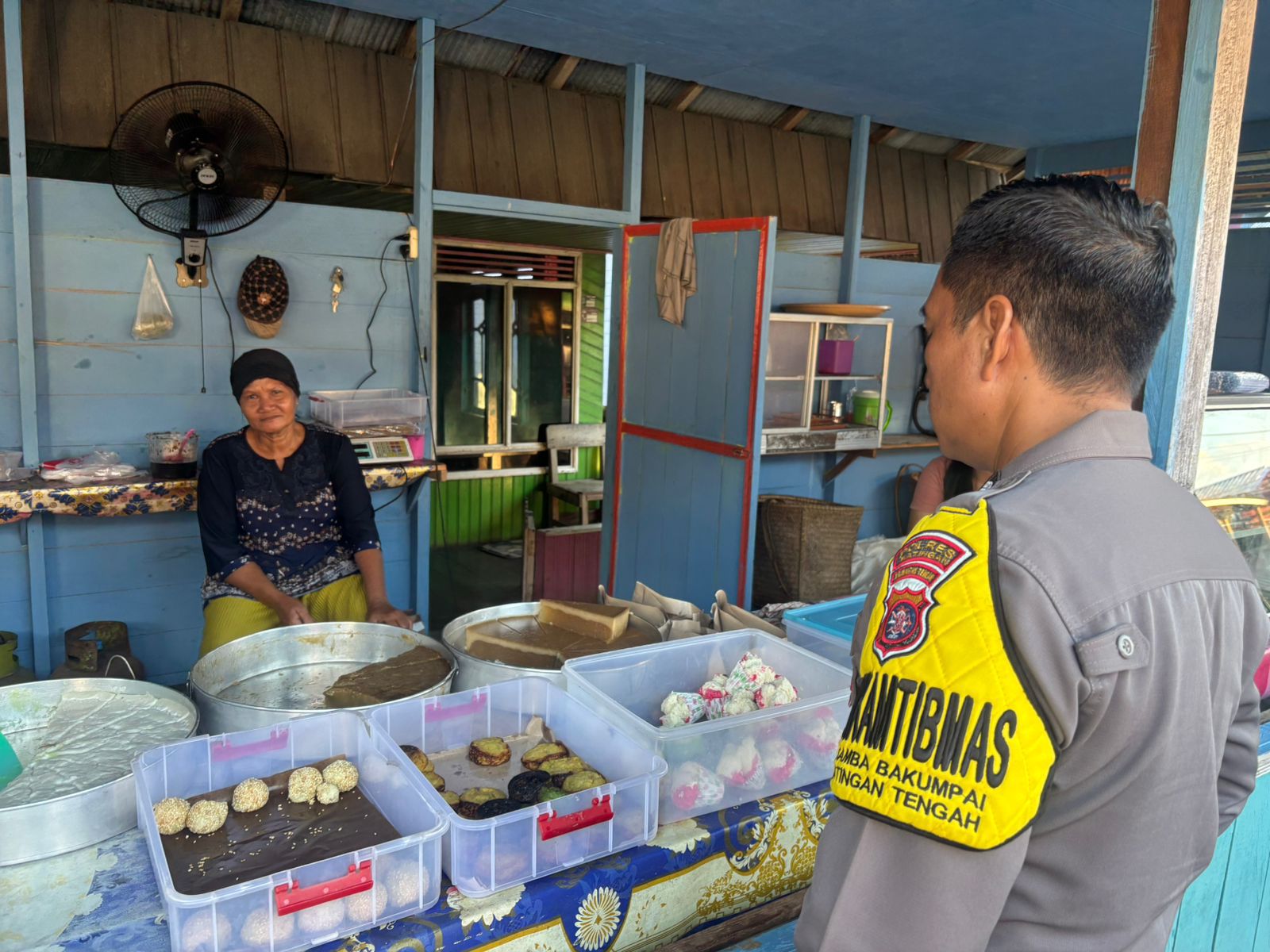 Polsek Katingan Tengah Sambang Kamtibmas