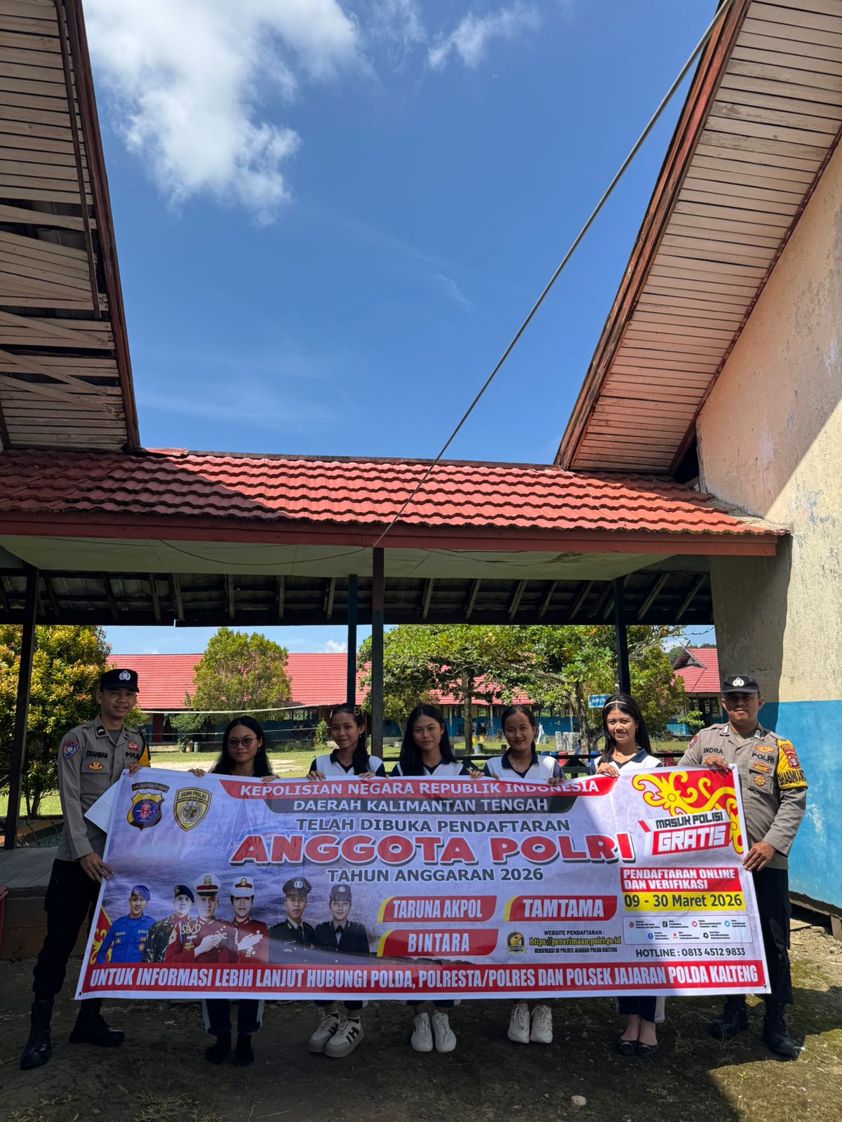 SOSIALISASI PENERIMAAN TERPADU CALON ANGGOTA POLRI T.A. 2026 DI KELURAHAN PENDAHARA