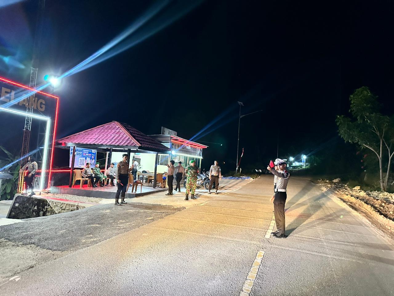 Jelang Lebaran, Personel Pos Yan dan Pos Pam Tingkatkan Pengaturan Lalu Lintas di Jalan Raya