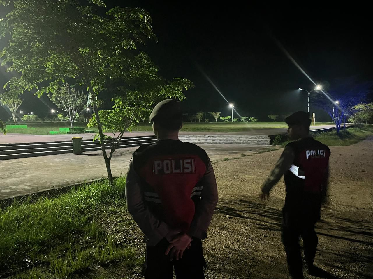 Wujudkan Kamtibmas Aman dan Kondusif, Sat Samapta Polres Lamandau Laksanakan Patroli Malam