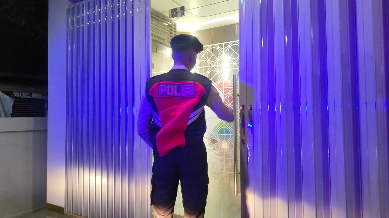 Sat Samapta Polres Lamandau Patroli di Objek Vital, Wilkum Polres Lamandau