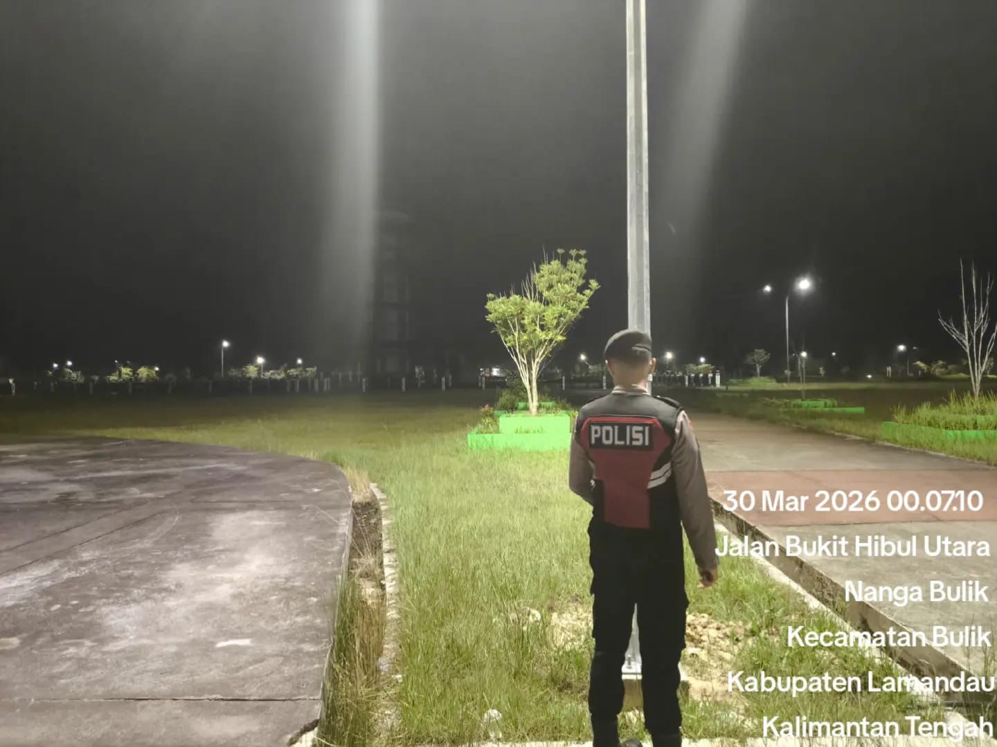 Wujudkan Kamtibmas Aman dan Kondusif, Sat Samapta Polres Lamandau Laksanakan Patroli Malam