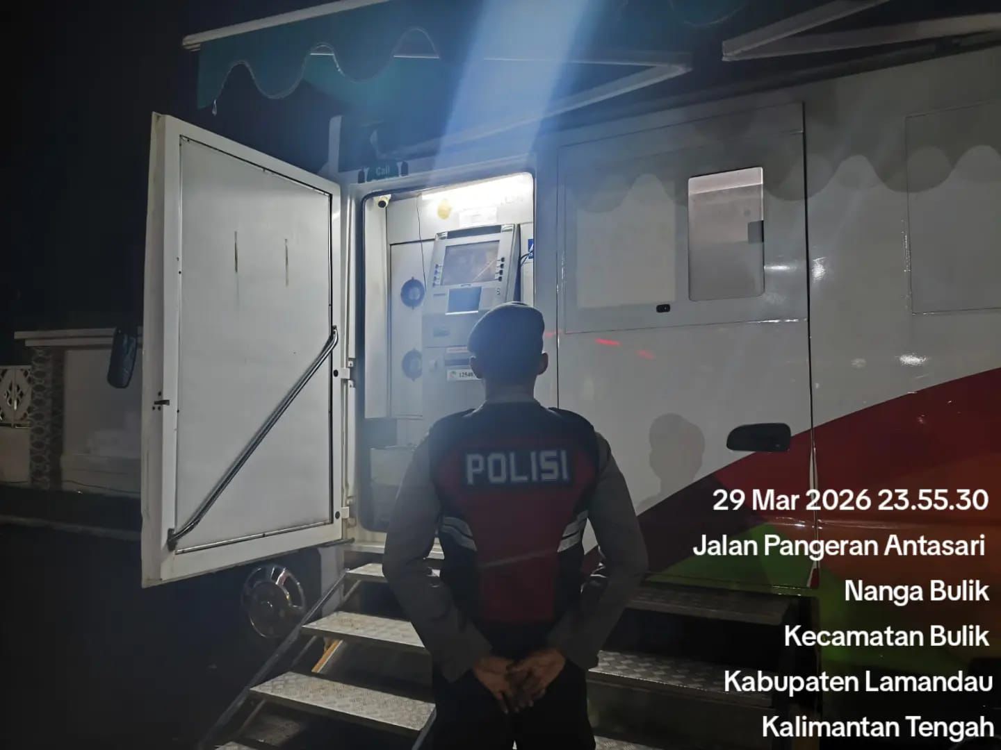 Sat Samapta Polres Lamandau Patroli di Objek Vital, Wilkum Polres Lamandau