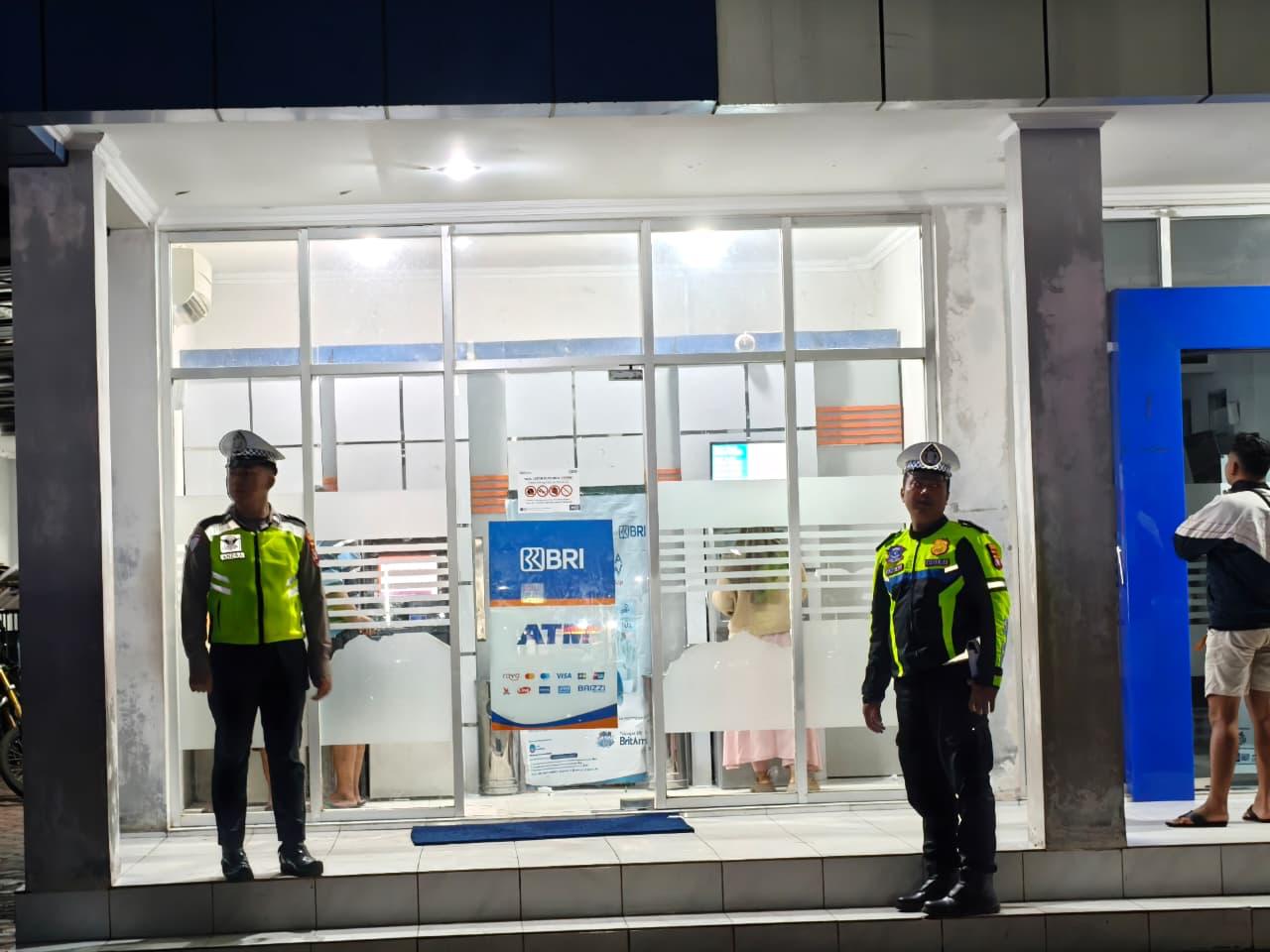 Piket Sat Lantas Patroli di Objek Vital diwilkum Polres Lamandau