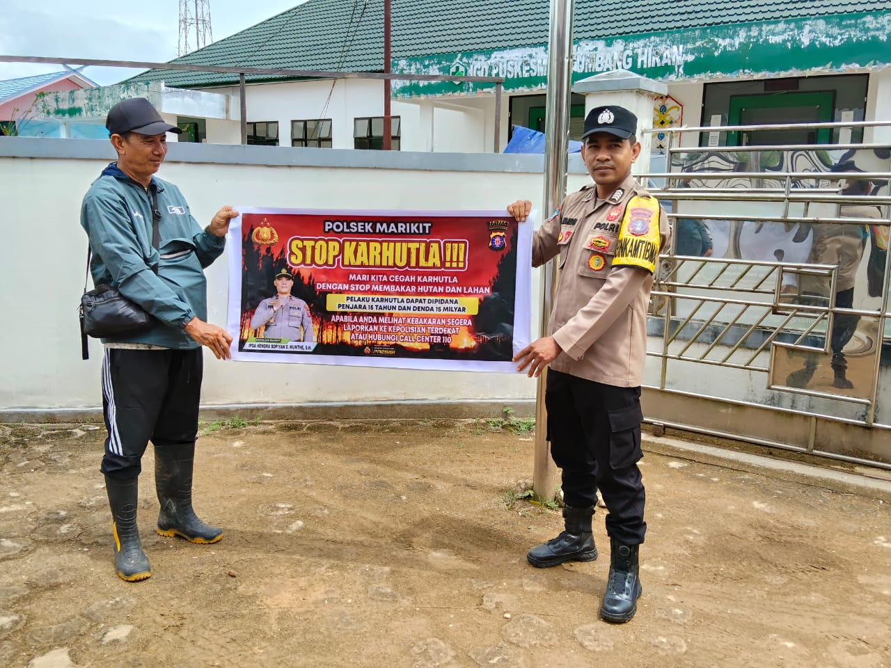 Rutin Sosialisasi Karhutla diwilayah Kec. Marikit, Kab. Katingan.