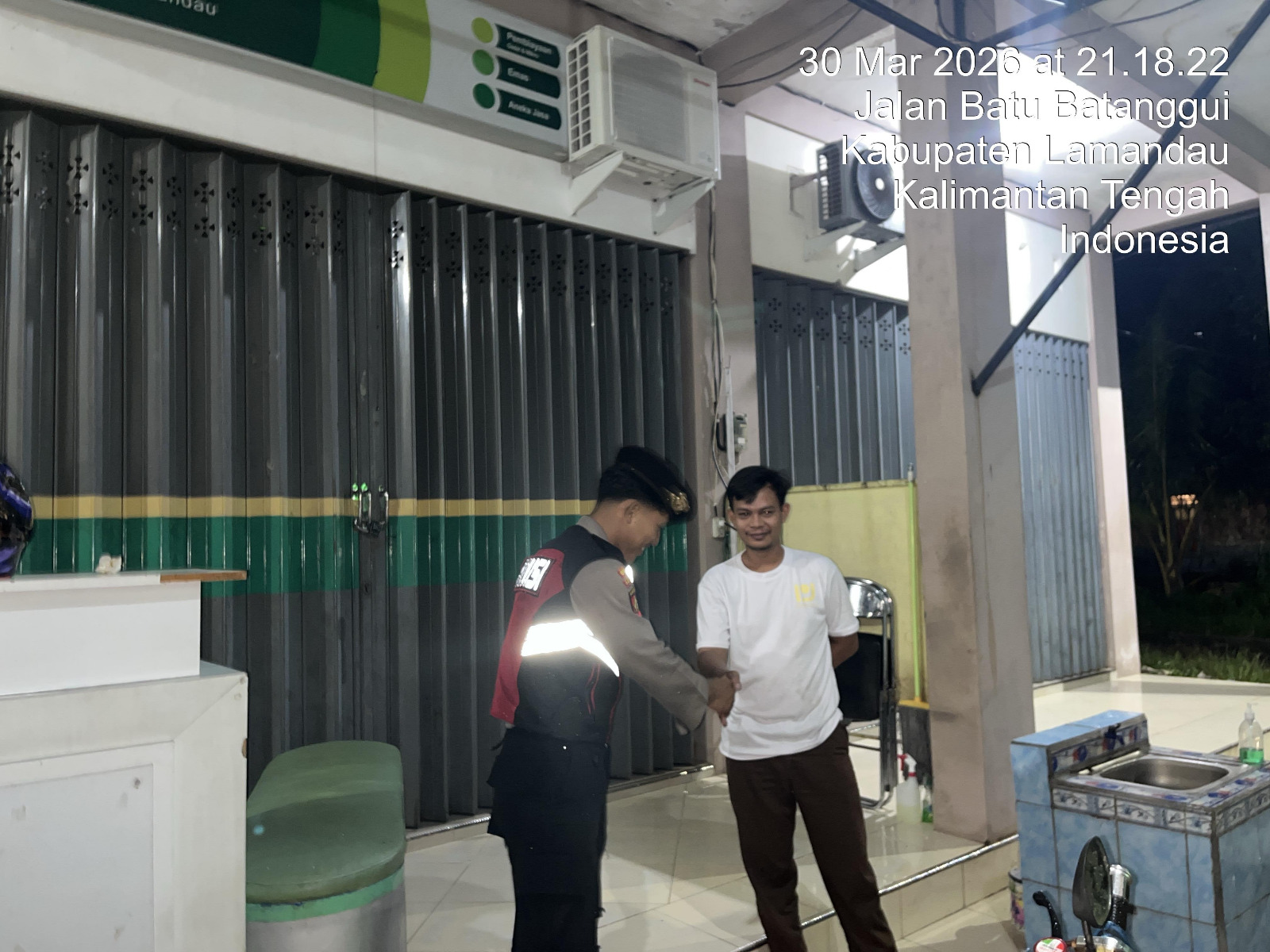 Sat Samapta Polres Lamandau Patroli di Objek Vital, Wilkum Polres Lamandau