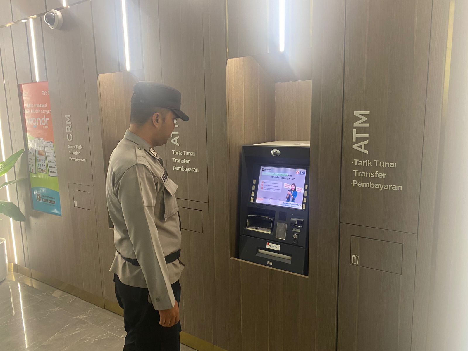 Cegah Gangguan Kamtibmas, Piket Polsek Bulik Patroli ATM