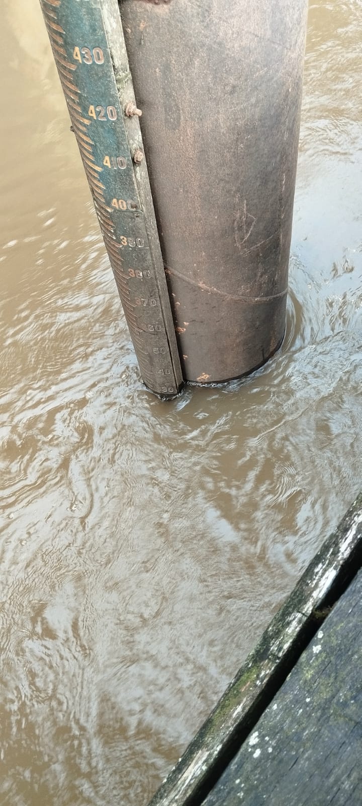 Piket Polsek Cek Debit Air Sungai Lamandau